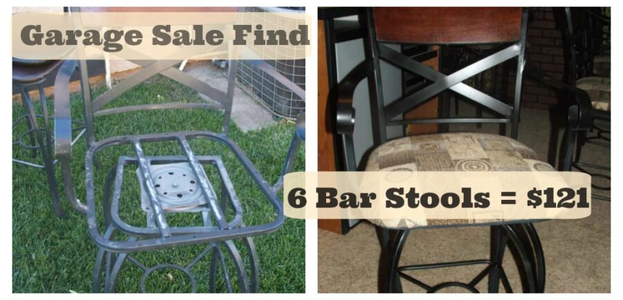 Makeover School - Upholstered Seats| blowingawayoutwest.com - It's so easy to reupholster chair and bar stool seats. Check out these transformed bar stools and get tips on how to transform stained or outdated seats into stylish chairs. #upholsteredchairs #upholsteredchairsbeforeandafter #upholsteredbarstools #upholsteredchairsdiy