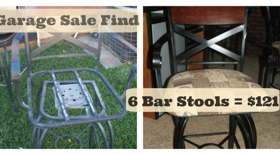 Six Bar Stools on the Cheap – Final Cost $121