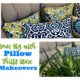 Ugly Pillow Makeovers that save Money