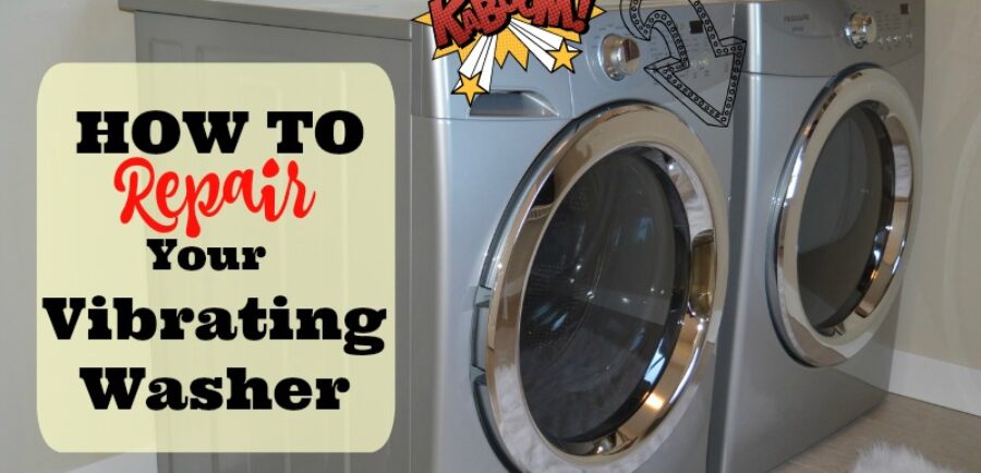 Tool School: How to Troubleshoot a Vibrating Washer| blowingawayoutwest.com - How to investigate and repair a vibrating washing machine yourself #toolschool #vibratingwasher #howtofixwasher #troubleshootwasher