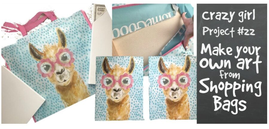 Make your Own Art Out of Shopping Bags!