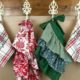 Nostalgic Farmhouse Christmas Aprons & Towels You Can Make