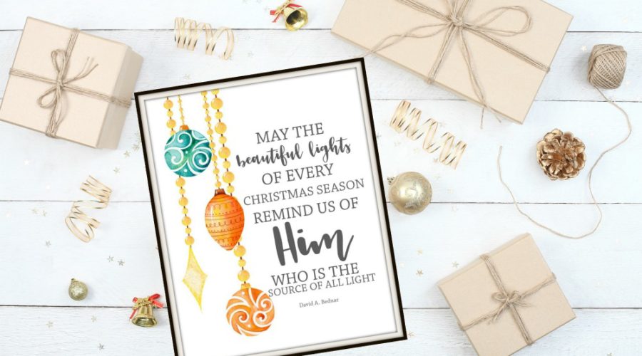 Light of Christ – Free Christmas Printable