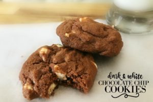 Dark & White Chocolate Chip Cookies