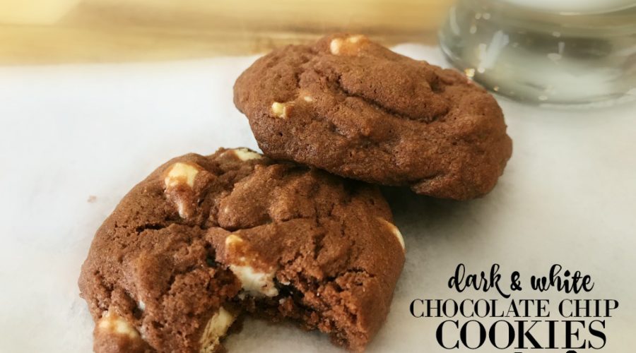 Dark & White Chocolate Chip Cookies