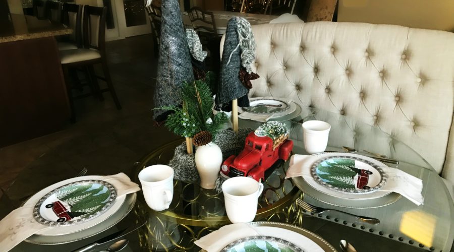 Sweater Weather Christmas Table Setting: How to Build your Tablescape around a Theme