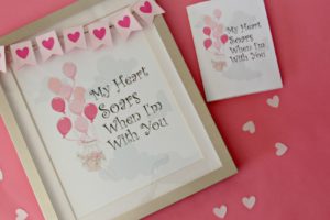 Valentine’s Day Free Printable: My Heart Soars When I’m With You