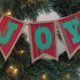 Christmas Joy Banner Wreath – Fast and Easy Project