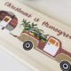 Christmas Vintage Truck Tray Out of A Frame