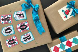 Cheeky Retro Christmas Wrapping Ideas and Tags