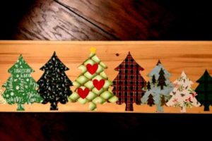 Christmas Tree Lane Sign Cricut Project