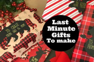 Last Minute Gift Ideas To Make | blowingawayoutwest.com - These easy handmade gifts are fast and festive! #giftsforher #giftsforhim #diygiftsforher #giftsforwomen #lastminutegift #diychristmasgifts #diychristmasgiftsforher #giftsforgirls #giftsformen #handmadegifts