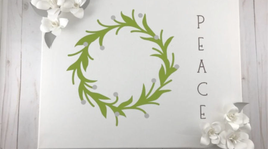 Easy Magnolia Wreath Canvas