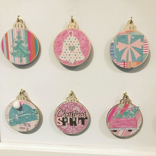 Christmas Countdown Calendar | blowingawayoutwest.com - DIY Ornament Christmas Countdown Calendar using Your Cricut  #adventcalendar #christmascountdown #christmascalendar #woodornaments #diyornaments #12daysofChristmasideas