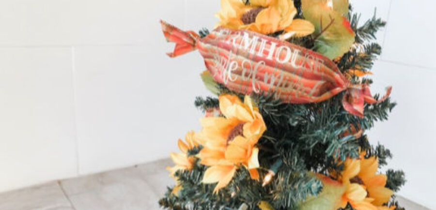 Sunflower Christmas Tree